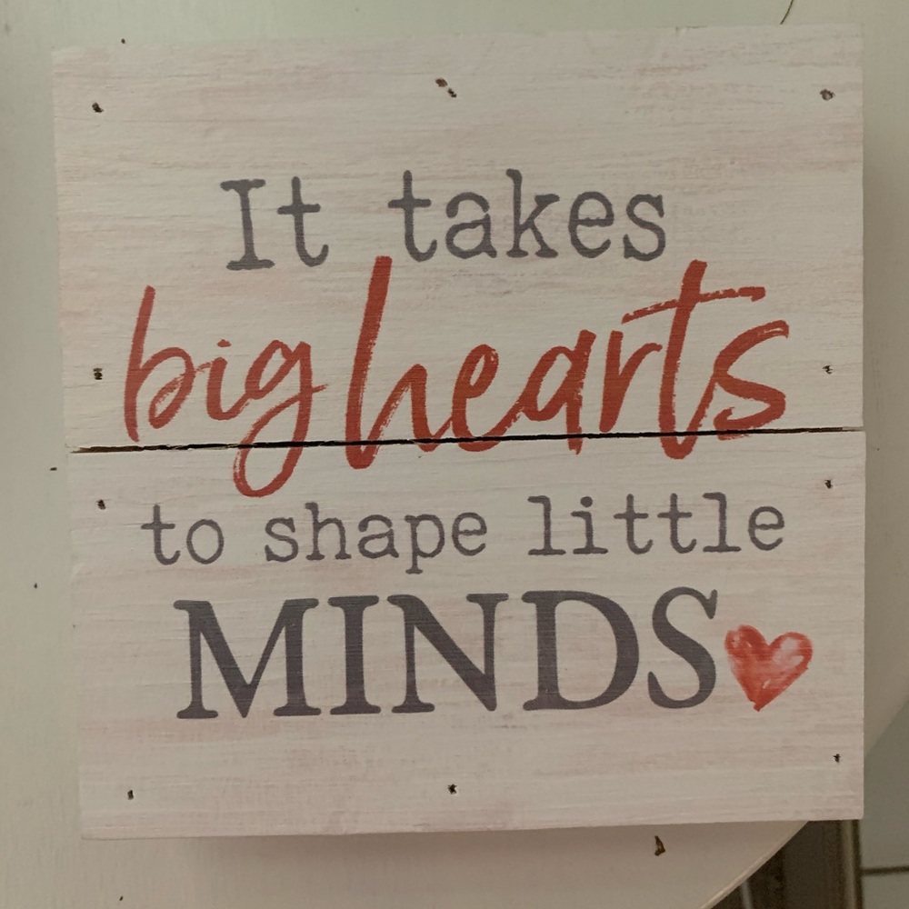 Teacher plaque